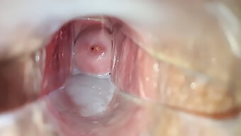 Intense Close-Up Of Sperm Entering Vagina And Ejaculation