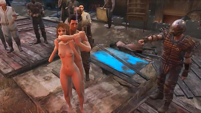 Openbare orgie in Diamond City, Fallout 4-stijl