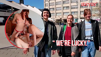 German Girls Get Wild In Public For Their Spring Break