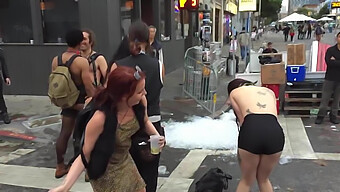 Slow-Motion Public Bdsm Video For Valentine'S Day