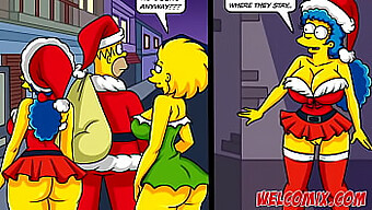 The Simpsons Family Giving Away Their Wife To The Needy As A Christmas Gift