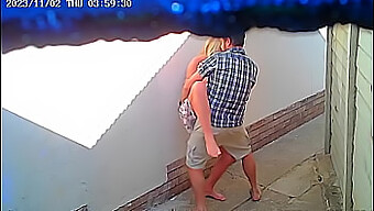 Amateur Couple Caught Having Sex Outdoors In Public Restaurant