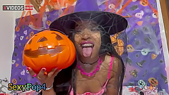 Morena Rabuda Indulges In Passionate Playtime With A Hard Cock On Halloween