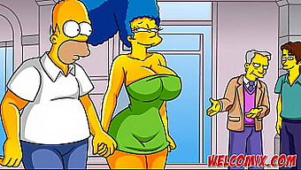 La femme mature la plus chaude de la ville: Simpsons bandes dessinées porno