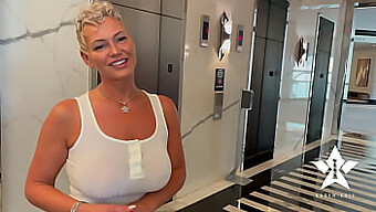 Stunning Busty Instagram Model Engages In Passionate Encounter With A Stranger At Hotel Lobby - Daddy Jm And Kaden Kole