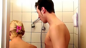 Kada Love, A Seductive German Stepmom, Assists Her Son In The Shower And Entices Him To Engage In Sexual Activity