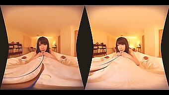 Japanese Teen Gets Ready For Vr Action With A Handjob And Blowjob