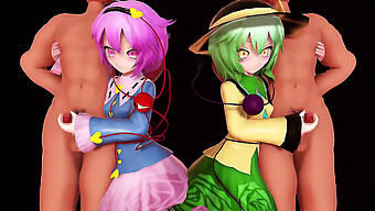 Rencontre Sensuelle Entre Personnages Mmd Sœurs Komeiji